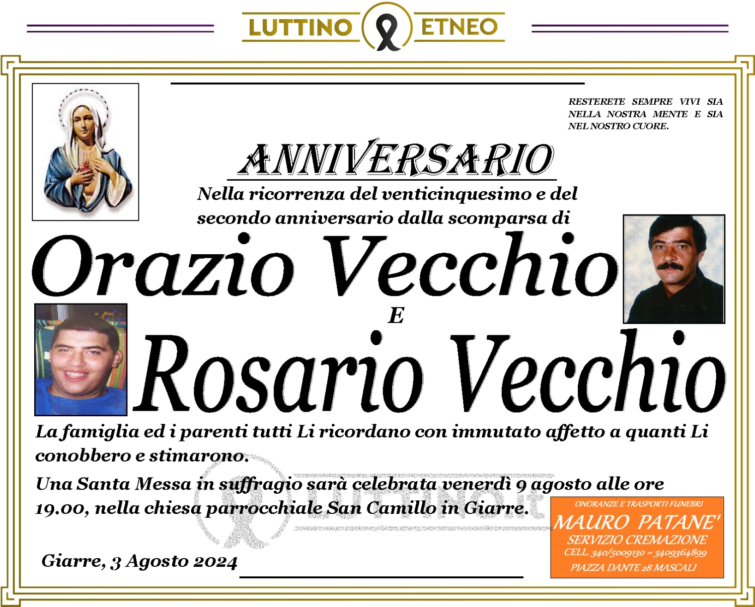 Orazio E Rosario Vecchio 